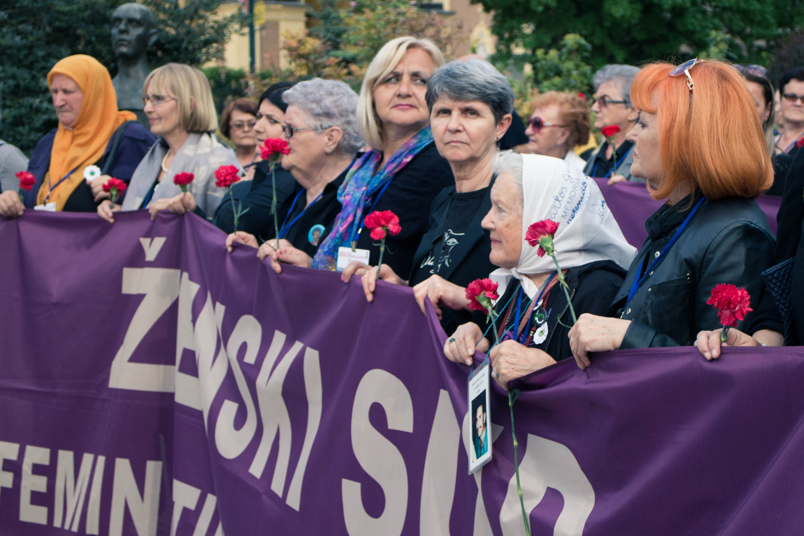Foto del tribunale delle donne di Sarajevo