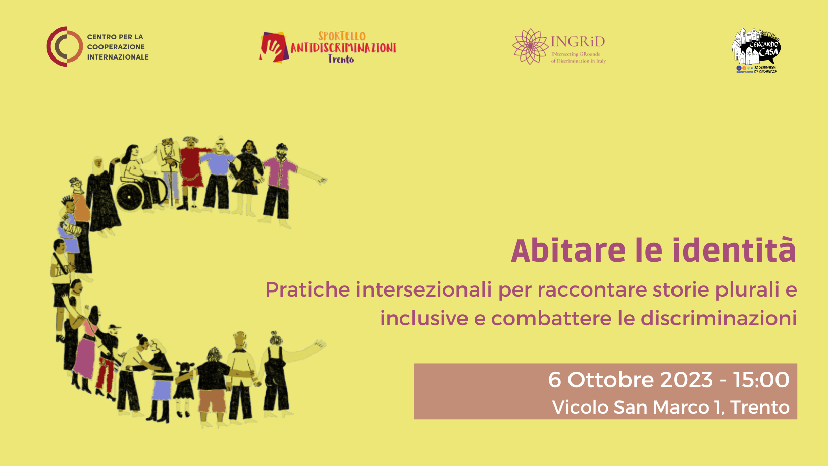 Abitare le identità – BANNER Locandina evento