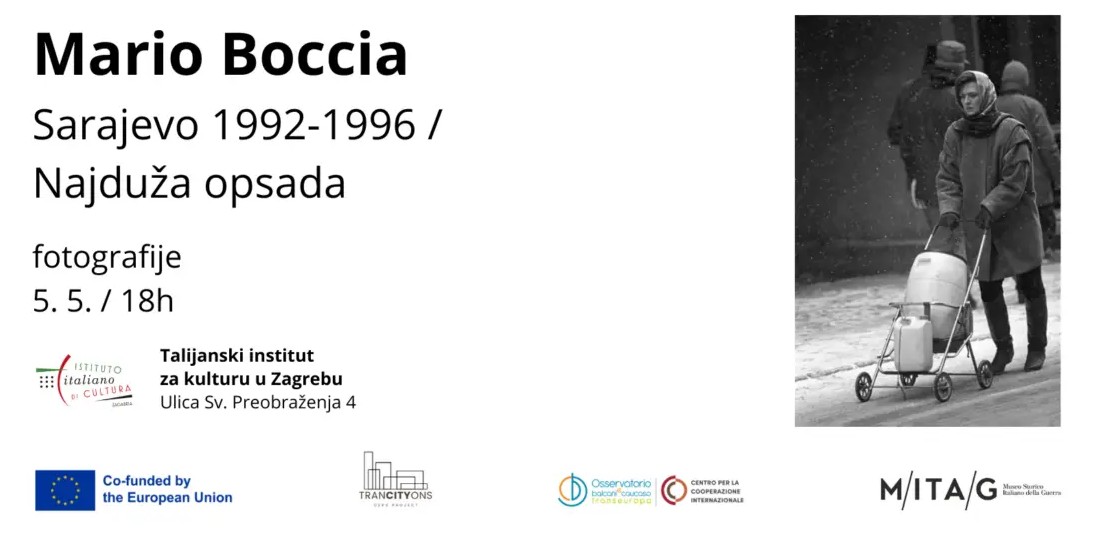 Copertina mostra Mario Boccia a Zagabria