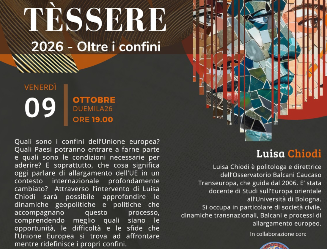 Evento 9 ottobre 2026